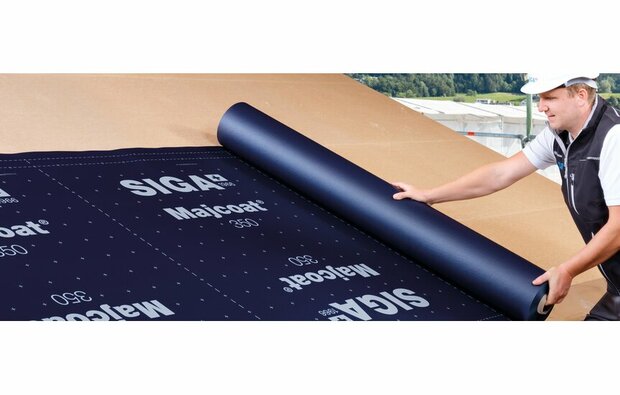 Majcoat 350 1,5m Siga shop, spinvlies